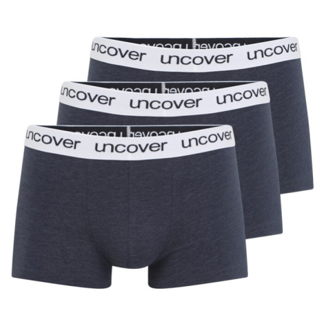 uncover by SCHIESSER Boxerky '3-Pack Uncover'  tmavomodrá