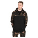 Fox Fishing Mikina LW Black/Camo Split Zip Hoody