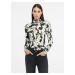 Black women's patterned turtleneck ORSAY - Women's