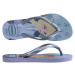 HAVAIANAS KIDS SLIM PRINCESS Dievčenské žabky, svetlomodrá, veľkosť 33/34