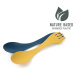 Light my fire Spork original BIO 2-pack mustyyellow/hazyblue Cestovný príbor