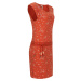 Ragwear Letné šaty 'Penelope'  sivá / ružová / červená / biela