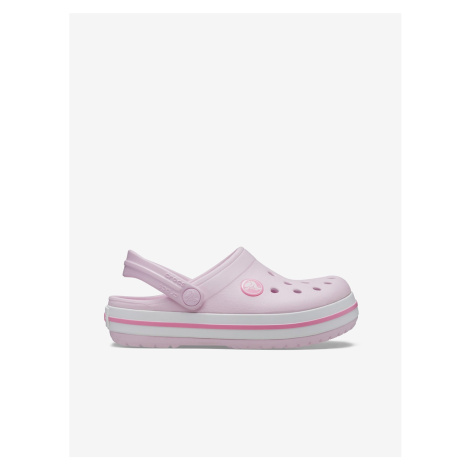 Light Pink Girl Slippers Crocs - Girls