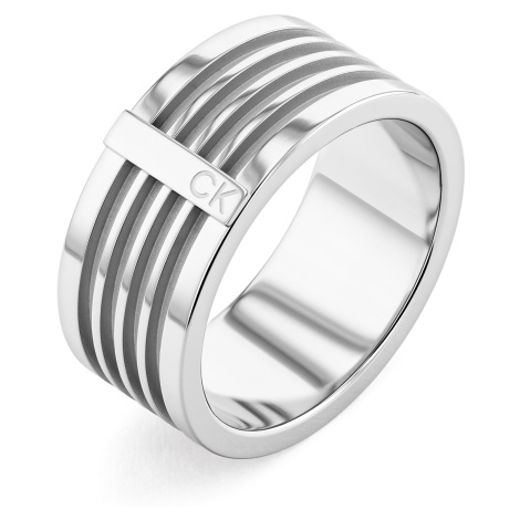 Calvin Klein Moderný oceľový prsteň pre mužov Minimal 35000317 60 mm