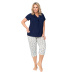 Aria Pyjamas Plus Dark Blue Navy