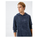 Koton Men's Blue Sweatshirt