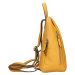 Dámsky kožený batoh Katana Eliabet - žltá