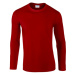 Gildan Pánske tričko s dlhým rukávom G64400 Red