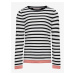 Black and white girly striped sweater ONLY Suzana - Girls