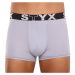 Pánske boxerky Styx športová guma svetlo sivé (G1062)