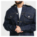 Urban Classics Sherpa Lined Jeans Jacket rinsed denim