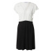 Suncoo Košeľové šaty 'CENDRA'  biela / čierna