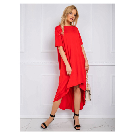 Dámske červené šaty RV-SK-R4889.09-red Rue Paris