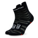 Compressport Ponožky Vysoké Unisex Pro Racing Socks V4.0 Ultralight Run High XU00050B Čierna