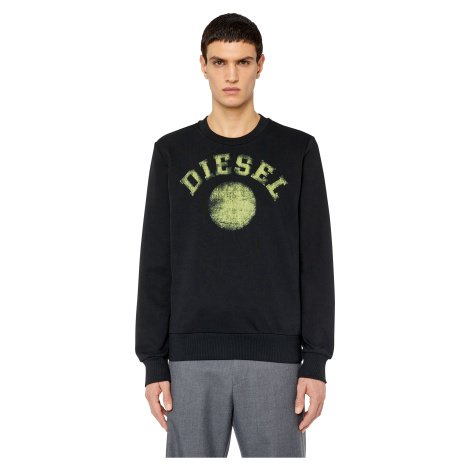 Diesel Mikina - S-GINN-K30 SWEAT-SHIRT čierna