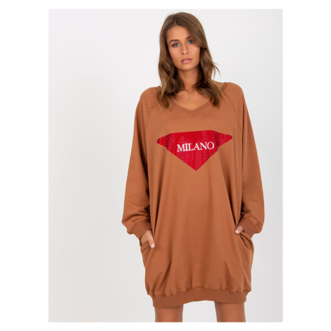 Sweatshirt-VI-BL-3113.73P-light brown