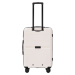 Biela sada cestovných kufrov Sparrow PP06-3, Set of 3 Wings POLIPROPYLEN suitcases L,M,S White