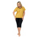 Donna Queen 3/4 Dámské pyžamo Size Plus