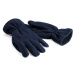 Beechfield Zimné rukavice Suprafleece Thinsulate - Tmavomodrá