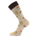 Lonka Woodoo Sólo Unisex trendy ponožky BM000002828600101372 vzor 28 / huby
