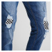No Fear Check Knee Jeans Mens
