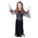 Rappa Detský kostým Čierna čarodejnica 110 - 116 cm