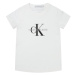 Calvin Klein Jeans Tričko Monogram Logo IU0IU00068 Biela Regular Fit