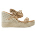 Manebi Espadrilky Hamptons Two Braided Bands Wedge Espadrilles M 1.1 WE Béžová