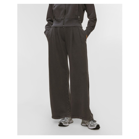 Dámske čierne Teplákové Palazzo Nohavice Deha