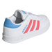 Juniorská rekreačná obuv ADIDAS Breaknet cloud white acid red sky rush