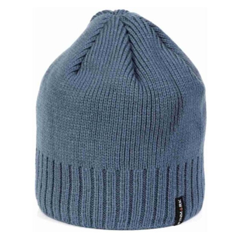 Finmark Zimná čiapka Zimná pletená čiapka, modrá, veľkosť