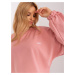 RUŽOVÝ KOMPLET CROP TOP MIKINY A KRAŤASOV EM-KMPL-817.95P-PINK