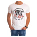White men's T-shirt RX4478 with print