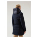 Bunda Woolrich Luxe Puffy Prescott 2In1 Parka Melton Blue