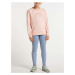 Light pink girly sweatshirt Ragwear Evka - Girls