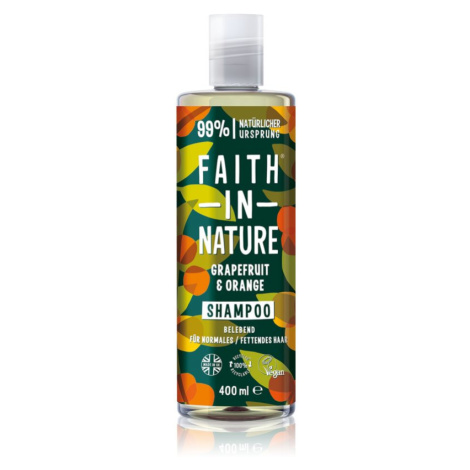 Faith In Nature Grapefruit & Orange prírodný šampón pre normálne až mastné vlasy