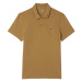 Lacoste  Regular Fit Cotton Blend Polo Shirt Brown  Tričká a polokošele Hnedá