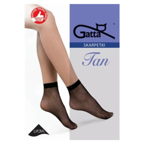 Sieťované dámske ponožky "kabaretky" TAN Gatta