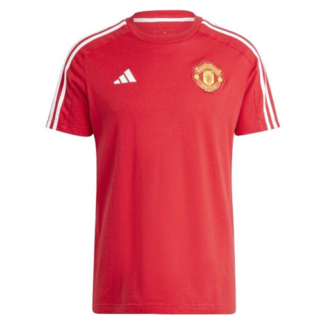 adidas MANCHESTER UNITED FC DNA TEE Pánske tričko, červená, veľkosť