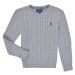 Polo Ralph Lauren  LS CABLE CN-TOPS-SWEATER  Svetre Šedá