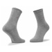 Tommy Hilfiger Súprava 2 párov vysokých dámskych ponožiek 100001493 Sivá