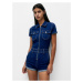 Pull&Bear Overal  modrá denim