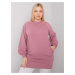 Dusty Pink Cotton Sweatshirt for Women Plus Sizes