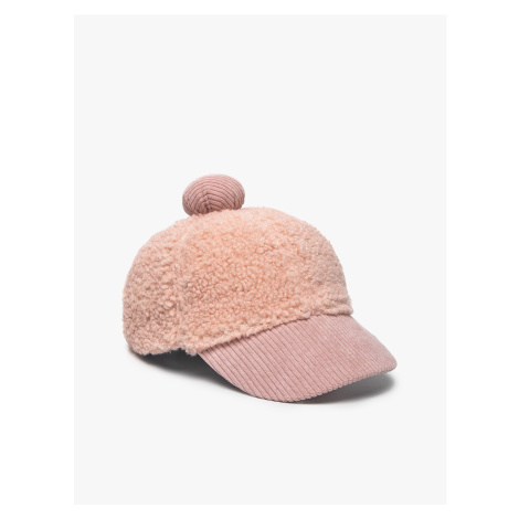Koton Plush Cap Hat with Pompom Detail