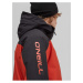 Čierno-tehlová pánska športová zimná bunda s kapucou O'Neill Diabase Jacket