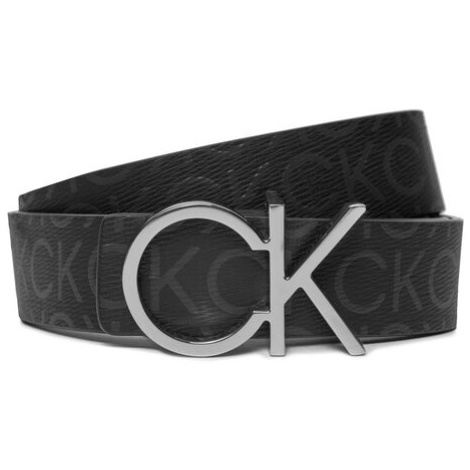 Calvin Klein Dámsky opasok Ck Reversible Belt 3.0 Epi Mono K60K611901 Čierna