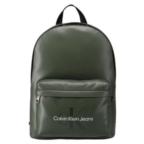 Calvin Klein MONOGRAM SOFT CAMPUS BP40 Mestský batoh, khaki, veľkosť