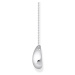 Thomas Sabo KE2281-001-21-L50V Bold - Silver Necklace with Pendant drop-shaped 40-45 cm