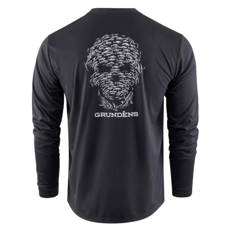 Grundéns funkčné uv tričko bait ball ls tech tee black