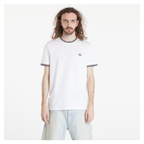 Tričko FRED PERRY Twin Tipped T-Shirt White